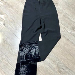 German Designer Flared Black Pants by Cambio